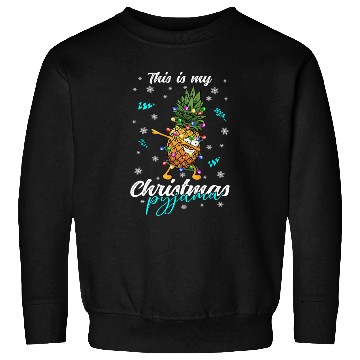 Discover Winter Christmas Pyjama Pineapple Sweatshirts