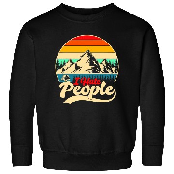 Discover I Hate People Hiking Camping Sweatshirts