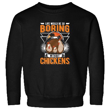 Discover Chickens Gift Farmer Chicken Coop Sweatshirts