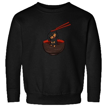Discover Dachshund Dipping Noodles Sweatshirts