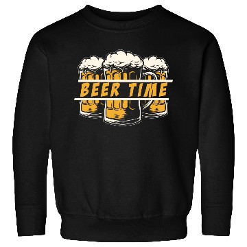 Discover Beer Time Drinking Men Beer Lover Sweatshirts