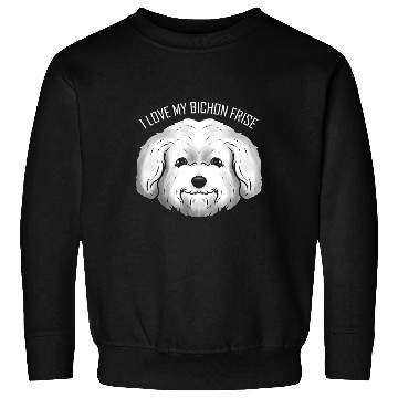 Discover Dog Lover - I Love My Bichon Frise Sweatshirts