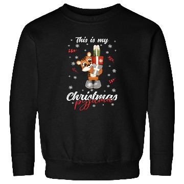 Discover Winter Christmas Pyjama Tiger Sweatshirts