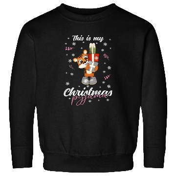 Discover Winter Christmas Pyjama Tiger Sweatshirts