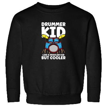 Discover Drummer Drums Music Drum Set Drumming Sweatshirts