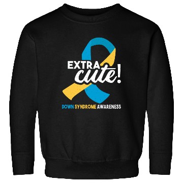 Discover October Wear Blue Yellow Down Syndrome Awareness Sweatshirts