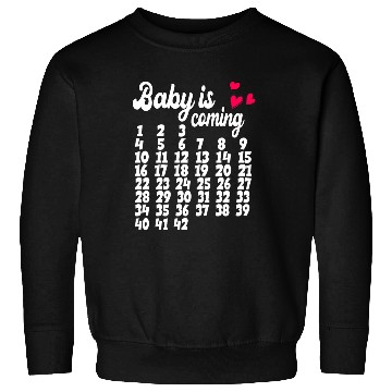 Discover Baby is coming Baby Development Sweatshirts