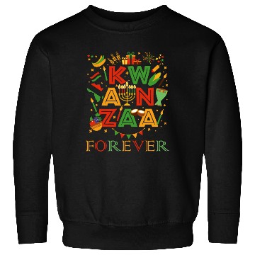 Discover Happy Kwanzaa Forever Christmas Blessing Kinara Sweatshirts