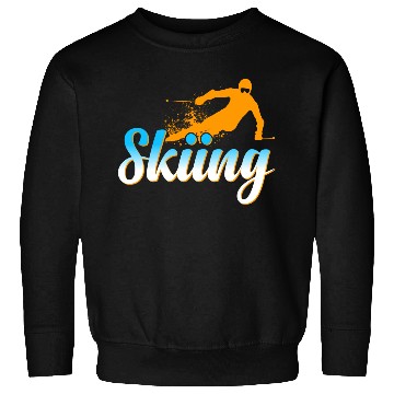Discover Skiing ski snow winter sports Sweatshirts