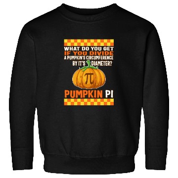 Discover Halloween Math Teacher Sweatshirts, Pumpkin Pi Division