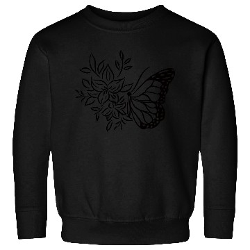 Discover butterfly flower Sweatshirts