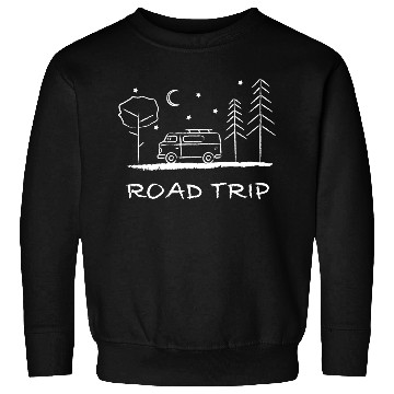 Discover Road trip – your heart beats for camping Sweatshirts