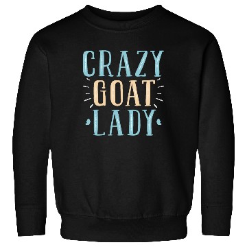 Discover Crazy Goat Lady Goat Lover Sweatshirts