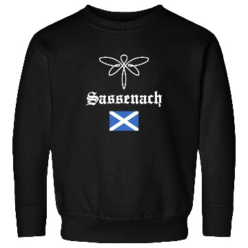Discover Sassenach Outlander Celtic Gaelic Dragonfly Sweatshirts