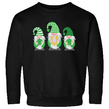 Discover St Patrick's Day Gnome Lucky Clover Shamrock Gift Sweatshirts