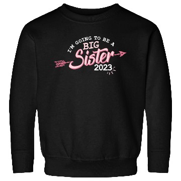 Discover Going to be a Big sister 2023 pregnancy baby girls Sweatshirts