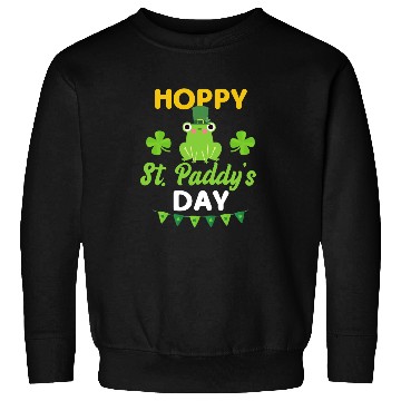 Discover Funny St. Paddy Hoppy St. Paddys Day Frog Sweatshirts