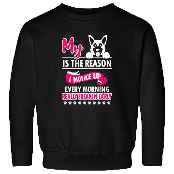 Discover My German Shepherd Reason I Wake Up Sweatshirts