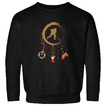 Discover Winter dreamcatcher Christmas Ice hockey Sweatshirts