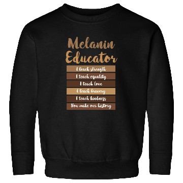 Discover Dope Melanin Teacher Black Teachers Dope Black Sweatshirts