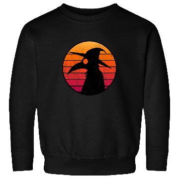 Discover The Plague Doctor Costume Kids Retro Sun Plague Sweatshirts