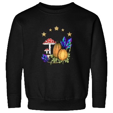 Discover Pumpkins in magic forest Sweatshirts