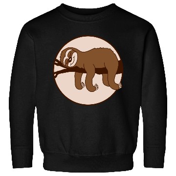 Discover sloth relaxed on branch Sweatshirts