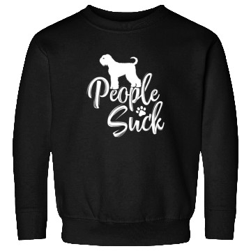 Discover I Love My Black Russian Terrier - "People Suck" Sweatshirts