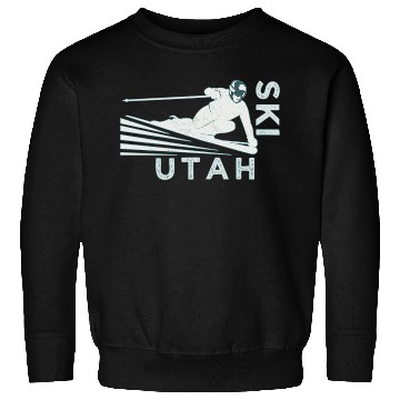 Discover Retro Ski Utah Vintage Snow Ski Sweatshirts