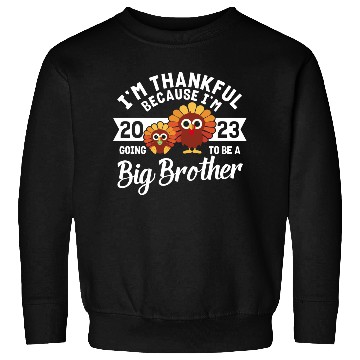 Discover Big Brother 2023 Baby Thanksgiving Turkey Boys Sweatshirts