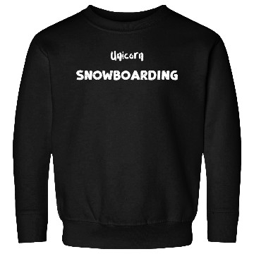 Discover Unicorn Snowboarding Sweatshirts