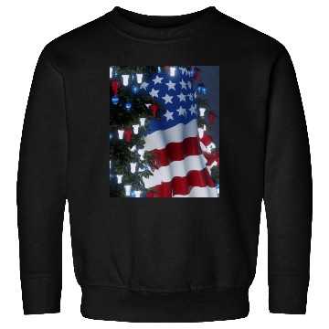 Discover Patriotic Christmas Decorated Christmas Tree Sweatshirts
