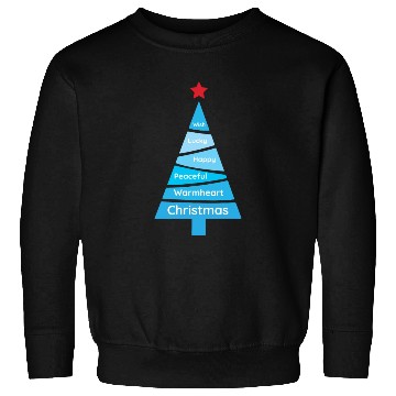 Discover Minimalist Light Blue Christmas Pine Sweatshirts