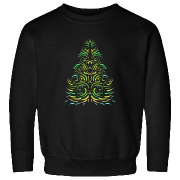 Discover Green Ornaments Christmas Tree For Christmas Sweatshirts