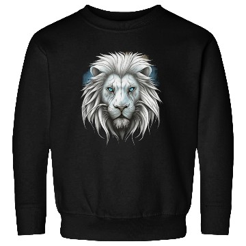 Discover Lion, White Lion Sweatshirts