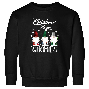 Discover Gnome Family Christmas for Women Men Buffalo Plaid Sweatshirts