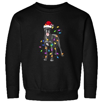 Discover Great Dane Dog Light Decor Christmas Dog Lovers Sweatshirts