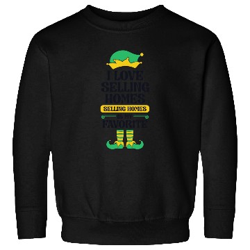 Discover Real Estate Agent Christmas Elf Team I Love Sweatshirts