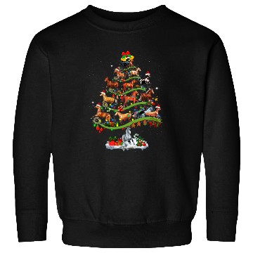 Discover Horse Tree Christmas Candy Cane Gift Ornament Sweatshirts