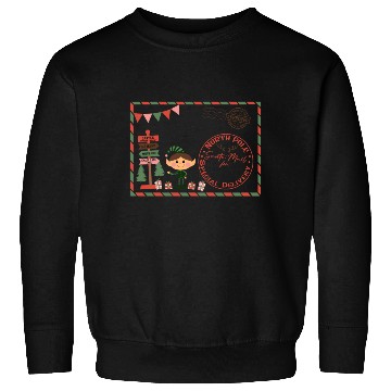 Discover Santa Letter Elfe North Pole Specjal Delivery Mail Sweatshirts