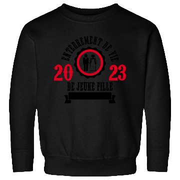 Discover Funny Wedding bride bachelorette party 2023 Sweatshirts