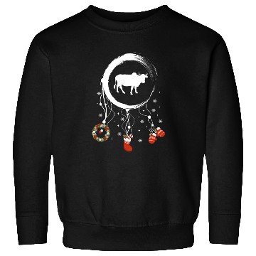 Discover Winter dreamcatcher Christmas Bull Sweatshirts