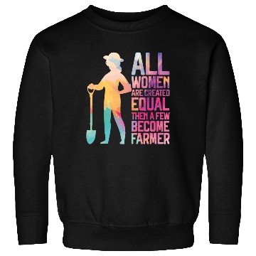 Discover Farming Farmer Girl Female Sweatshirts