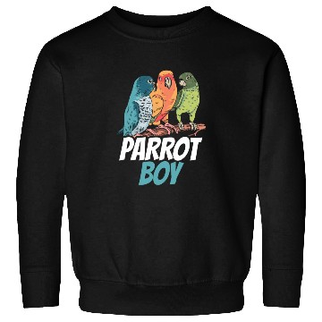 Discover Parrot Boy Pet Parrots Animal Cute Sweatshirts