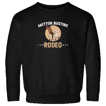 Discover Mutton Busting Rodeo Western Sheep Rider Sweatshirts