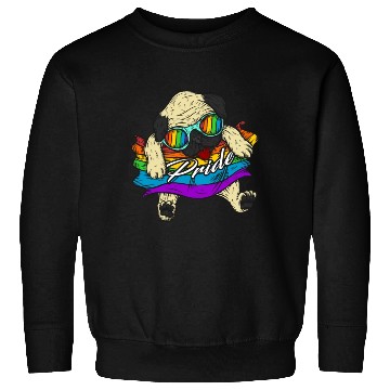Discover Pug Dog Gay Pride Lgbt Pride Sweatshirts