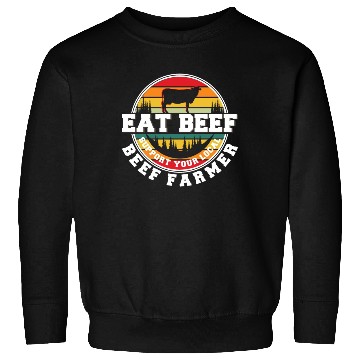 Discover Cattle Farming Agriculture Beef Cow Lover Sweatshirts