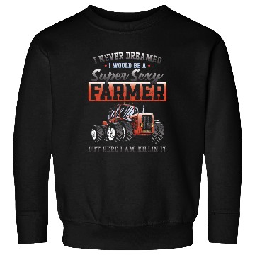 Discover Farming Farmer Vintage Tractor I Sweatshirts