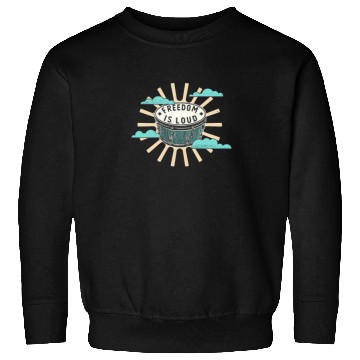 Discover Bongo Drum Freedom Is Loud Music Lover Sweatshirts