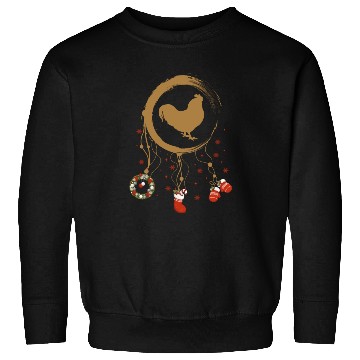 Discover Winter dreamcatcher Christmas Rooster Sweatshirts